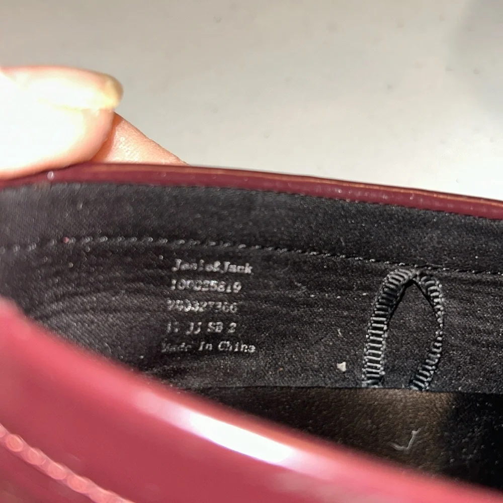 Janie and Jack toddler kids penny loafers Sz 9 - Picture 9 of 12